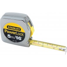 Ruleta PowerLock Classic STANLEY. cu carcasa ABS 5m/16”19 mm